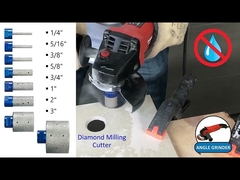 Dia 25mm Beveling Diamond Router Bits For Granite 65mm 75mm